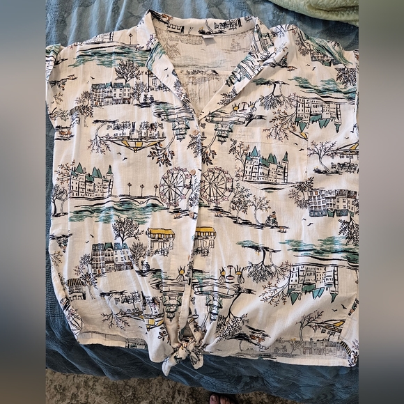 Old Navy Cap Sleeve Top - Picture 3 of 6